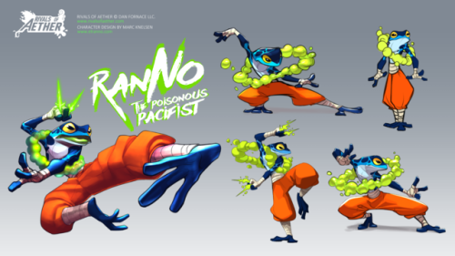 RIVALS OF AETHER – RANNO  Today Rivals of Aether revealed at SmashCon the first of the four DLC char