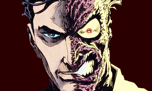 tterrymcginnis-blog:  Two-Face comic book art 