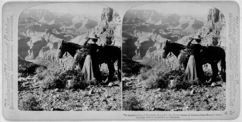 onceuponatown:  Exploring the Grand Canyon of the Colorado Requires the Appropriate Day Wear, 1903. 