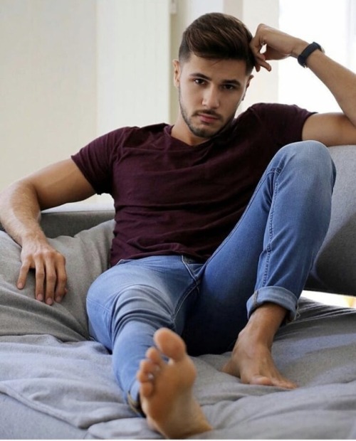 Barefoot Male in Clothes