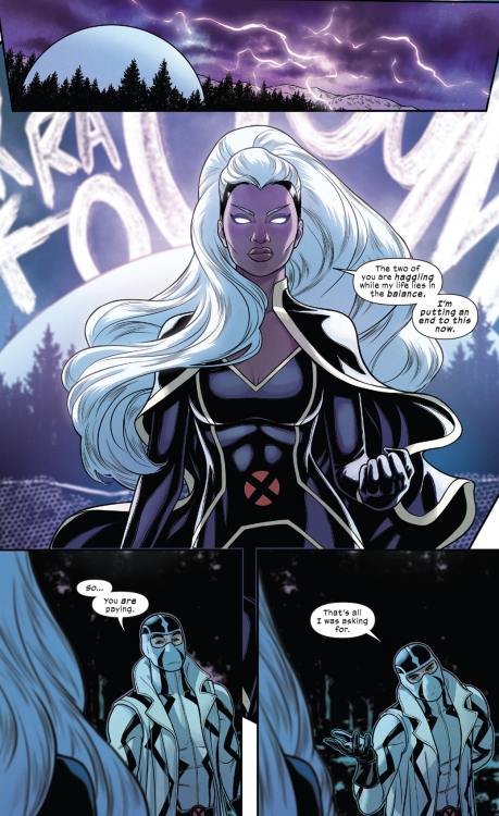 why-i-love-comics:Giant-Size X-Men: Storm #1 - “Disintegration” (2020)written by Jonathan Hickmanart