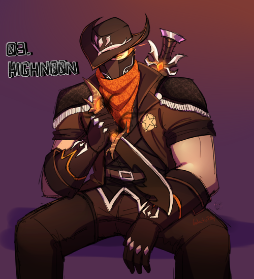 Skintober Day 3 - High Noon 