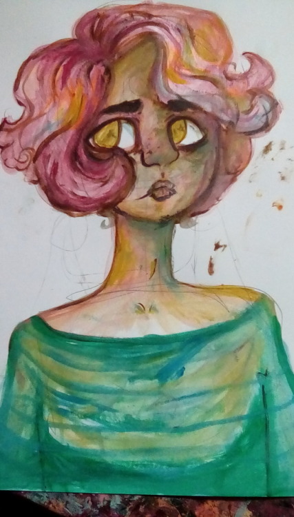 Watercolor. I really like how this came out