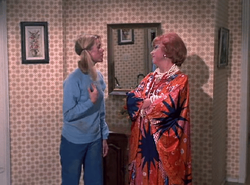 Elizabeth Montgomery And Agnes Moorehead As Samantha And Endora In Bewitched 