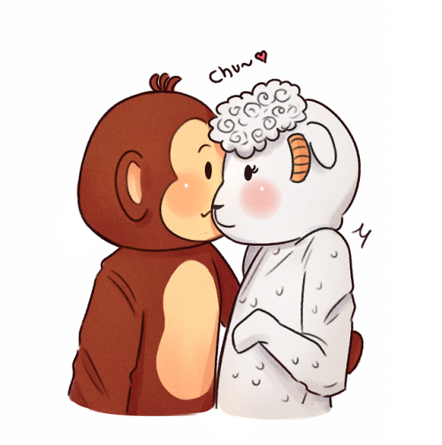 Cutie, sexy and dangerous love(?? (Sorry this was just a lame excuse to draw moonsun in those costum