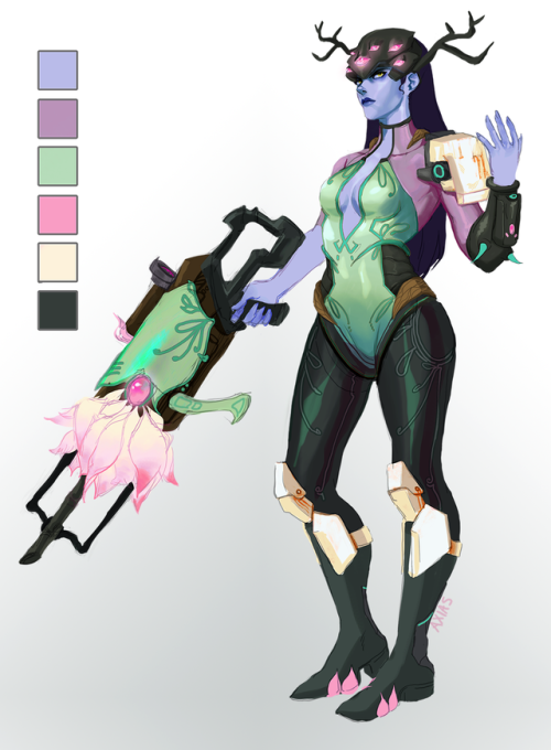 axias:Forest spirit Widowmaker design 