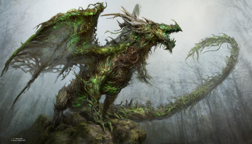 Morbid Fantasy — Nature Dragon by Antonio J. Manzanedo (ajmanzanedo...