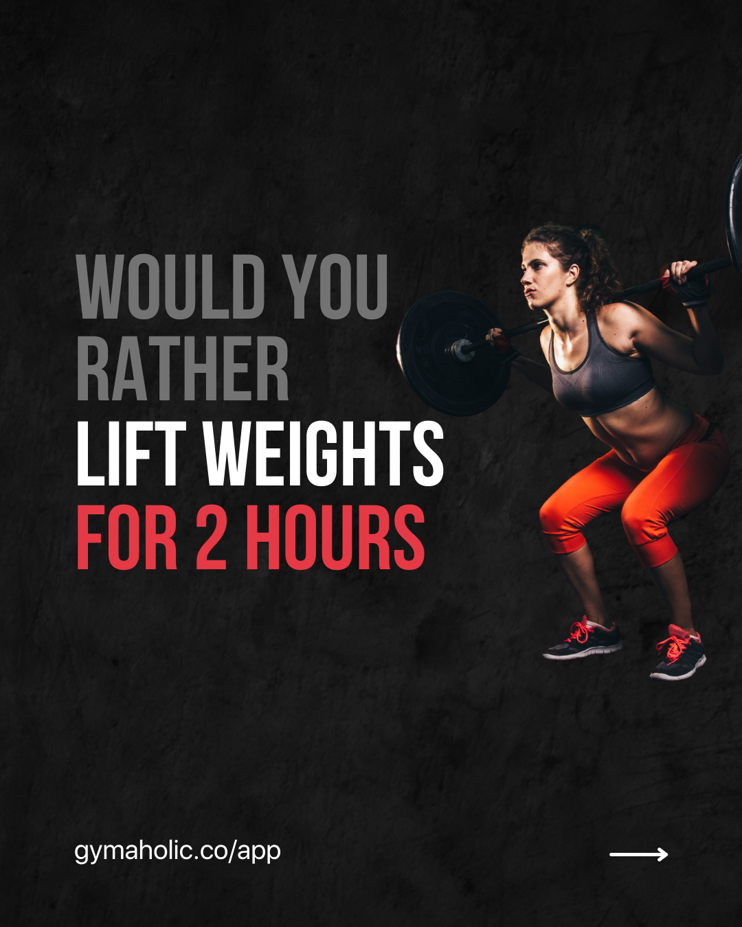 Would you rather lift weights for two hours or do cardio for one hour? The