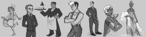 Speakeasy Voltron AU! I didn’t get to finish everyone, but hopefully I will eventually, but basicall