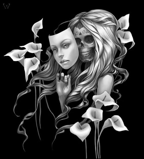 whitesoulblackheart:  Calla by Maruhana Bachi my other edits here … Ƹ̴Ӂ̴Ʒ 