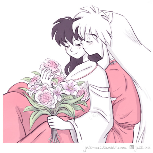 jess-oui: InuKag Week! Day 7: ‘Anniversary’ Their wedded bliss energy is simply unmatchedUGH THEY 