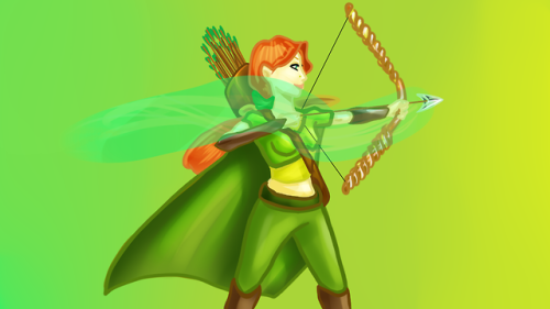 Windranger wallpaper for my friend :)