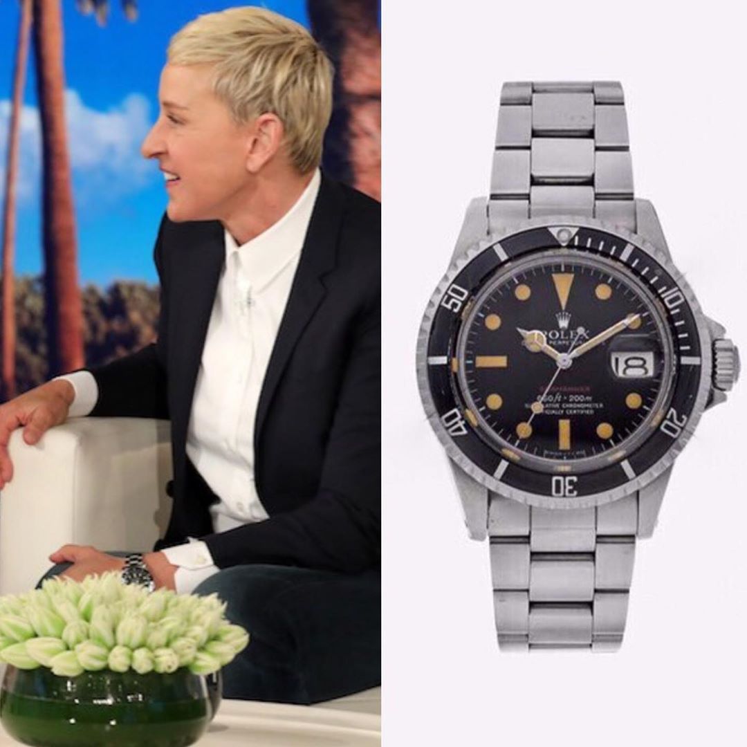 Ellen DeGeneres World — #EllenDeGeneres spotted wearing a #Rolex “RED”...