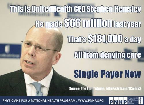 iammyfather:  Remember Insurance Companies have a limited amount of overhead/profit they can claim, so this shows just how lucrative the industry is. 
