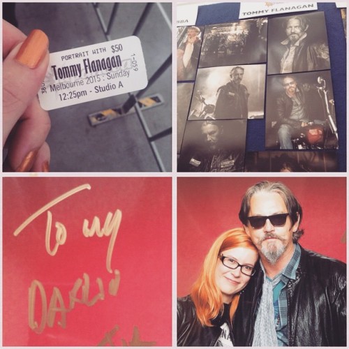 God bless you for making my entire year Tommy it was SUCH a pleasure ;v; #sonsofanarchy #tommyflanag