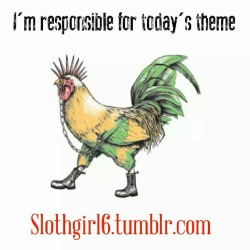 punk-chicken-radio:  For our very own slothgirl6,