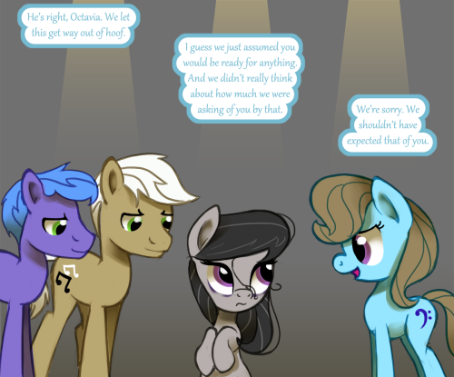 ask-canterlot-musicians:  Oh no the tea!   ;w; Get some rest Octy~