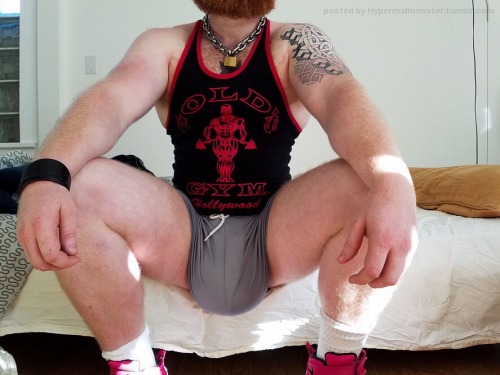 Alex groaned as you fell to your knees. The powerful alpha male had spotted you in the gym and dragged you back to his apartment, rubbing his iron hard bulge on you the whole way back. He sat and spread his perfect hairy legs and revealed his humongous