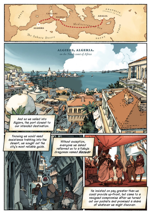 The third installment of DELILAH DIRK AND THE PILLARS OF HERCULES preview is up now! (If the book wa