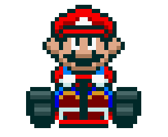 suppermariobroth:The characters from Super Mario Kart.
