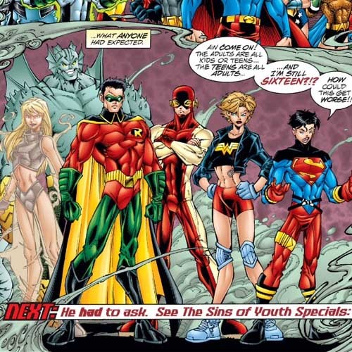 more-like-a-justice-league:  YOUNG JUSTICE: SINS OF YOUTH-Peter David, Todd Nauck, and Larry Stucker