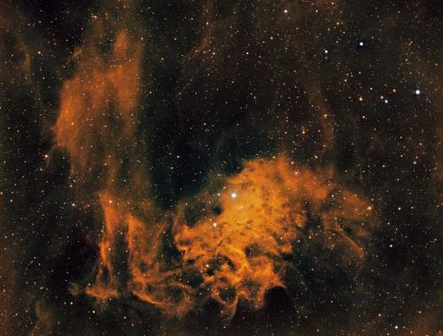 photos-of-space:IC405-Flaming Star Nebula [OC]