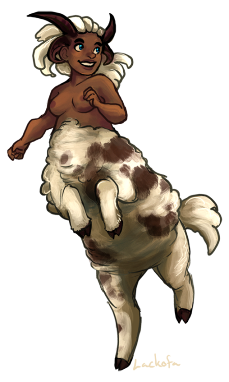 sugoi-as-hell:  lackofa:  Batch of ‘centaur’ sketches with only one actual horse-butt in the lot, but eh close enough.I think I got this phase mostly out of my system, whew. Good exercise in painting skin/fur and speedsketching though.  that sheeptaur