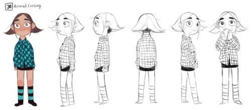 some weeks old animal crossing sketches of me and my friends /sparkles