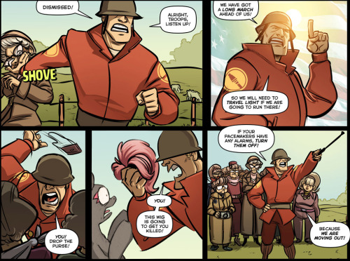 Nuuh ;_;  Poor Wingbella.  …wasn’t even a wig… ouch.  (Something I noticed in the latest TF2 comic hah)