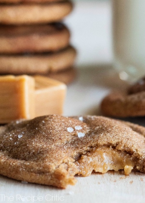 Brown Butter Salted Caramel Snickerdoodles.