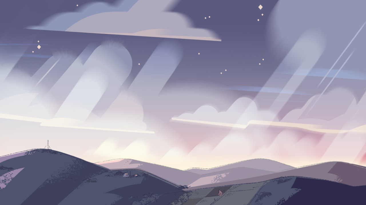 A selection of Backgrounds (Part 2!) from the Steven Universe episode: Space Race