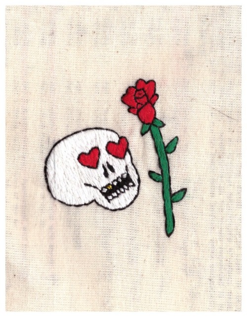 Hand embroideries available at hanecdote.bigcartel.com 