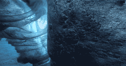 sixpenceee:  The underside of a wave(Source)