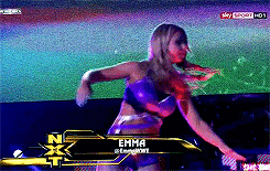 Aside from Paige, Emma is my favorite NXT Diva! That dance XD so funny! Her entrance