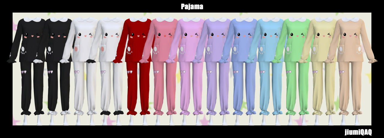 ❥jiumiQAQ Pajama
❥-dress
❥-New Mesh
❥-13 Swatches
❥-Please do not re-upload
❥-Please do not claim as your own
❥-DL
❥Thanks to all CC authors