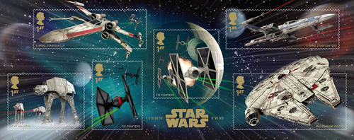 laughingsquid: New United Kingdom Royal Mail Collectible ‘Star Wars’ Stamps That Feature