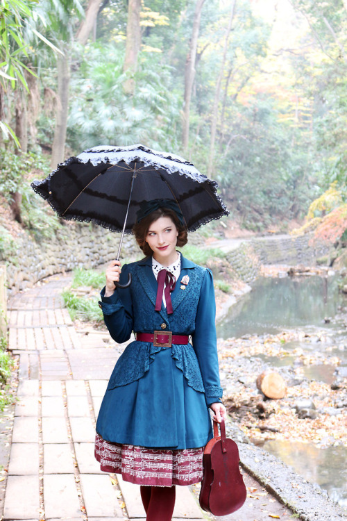 fannyrosie: Aesthetic overexposure in the rain Coat: Axes Femme Skirt and umbrella: Innocent World B