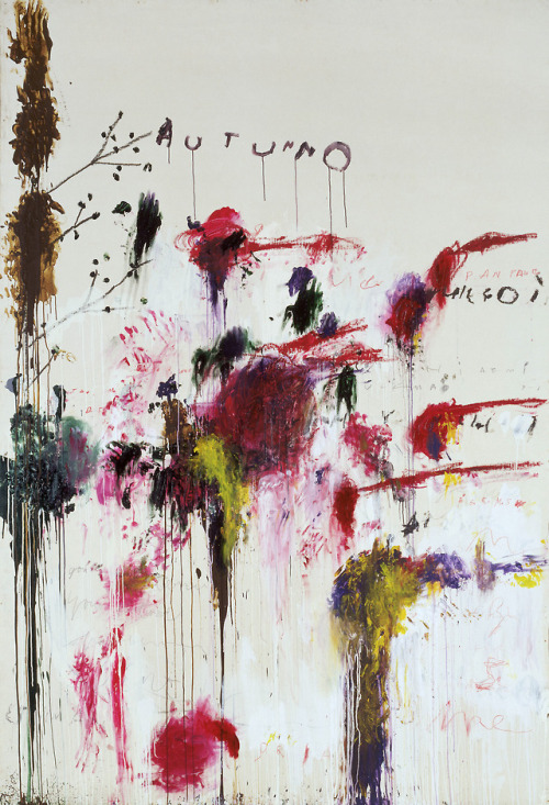 artist-twombly:Quattro Stagioni, Autunno, Cy Twombly