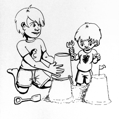 Inktober 52 Prompt "sandy"