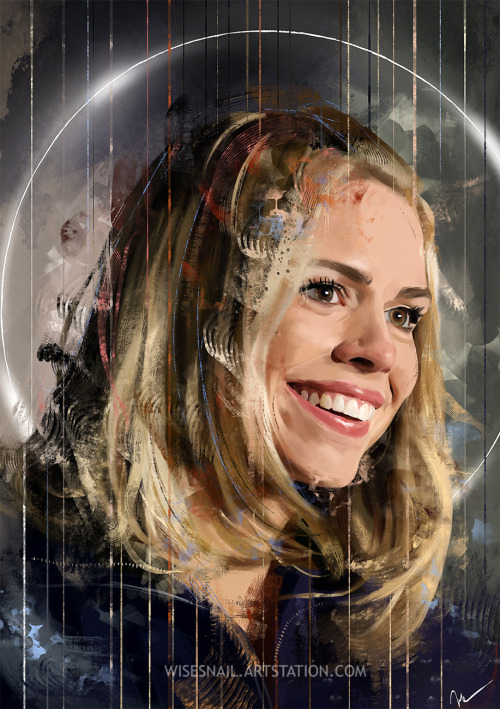 wisesnail:  The slowest snail in the world presents you Billie Piper as Rose Tyler (ﾉ´ヮ´