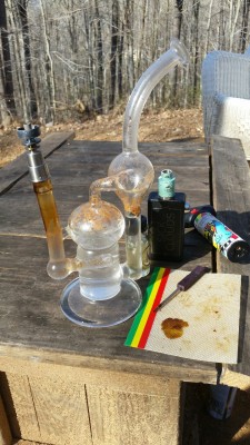 tokemaster1000:  Two new pieces for today. Recycler already super dirty. Whatever forever. 