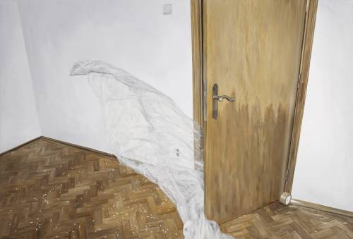 Ana Maria Micu (Romanian, b. 1979), surface waves. … touching upon Nature, 2013. Oil on canvas, 130 x 192 cm. #ana maria micu #romanian art#interior#f