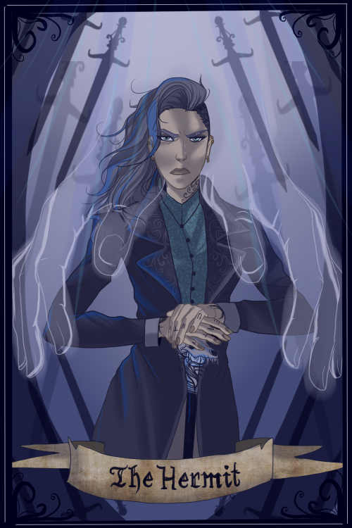 Arriel - The HermitPart of an OC tarot card series I’m embarking upon. Interested in something like 