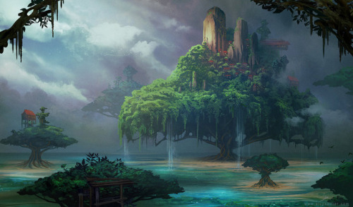 cinemagorgeous: Elder Tree by artist   Alyn Spiller.