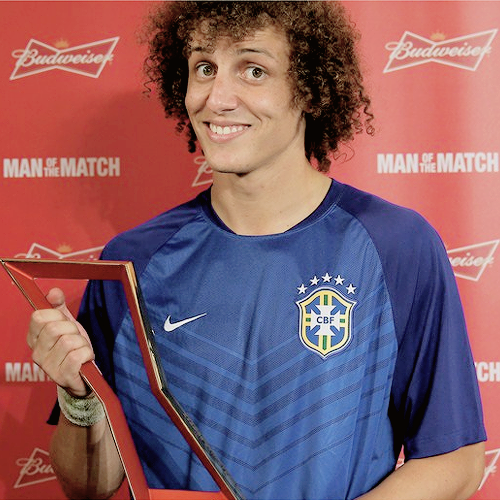 leosmessi:  Brazil’s David Luiz, Budweiser Man of the Match 