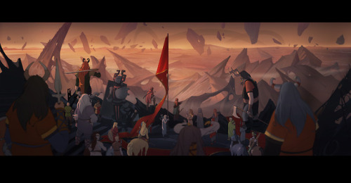 (contains spoilers) here are some images i made for the banner saga 3 art direction by arnie jo