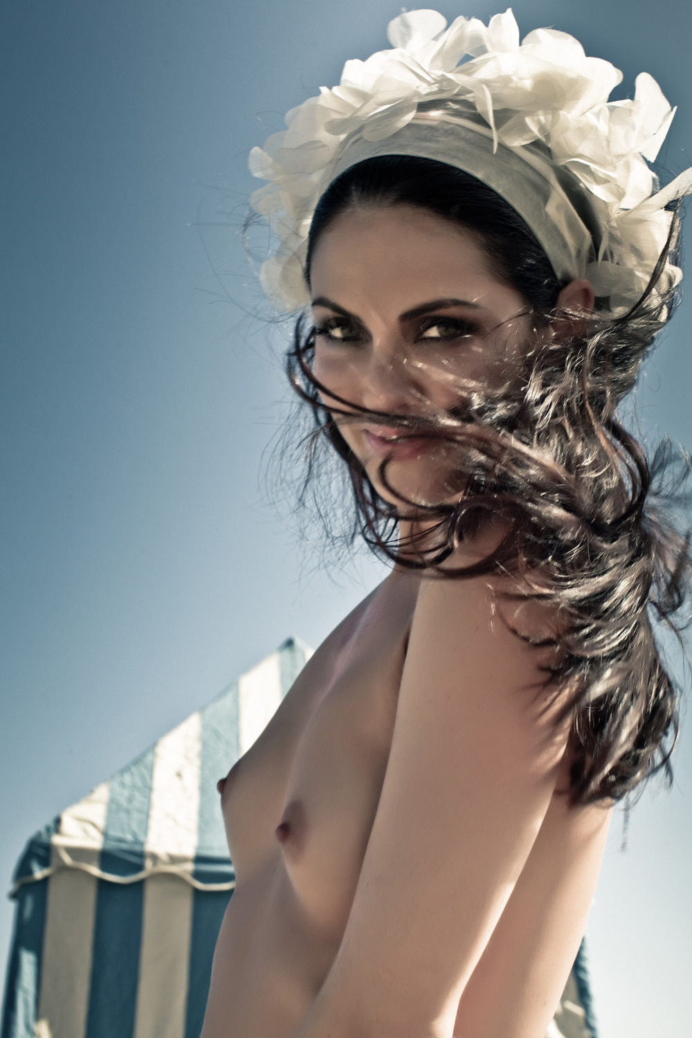 RIVIERA editorial shoot for Playboy model : Summer Altice photographed by landis