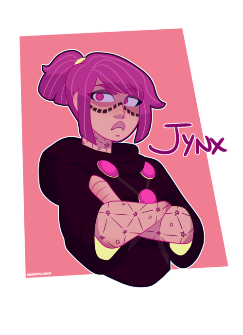theartofflorence:Hex and Jinx from @5eed‘s short comic Witch Wars! | (I spelled Jinx’s name wrong… I