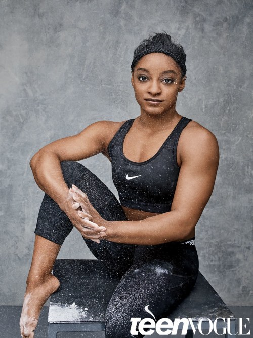 devoutfashion:Gabby Douglas and Simone Biles for Teen Vogue August 2016, by Jason Kibbler&