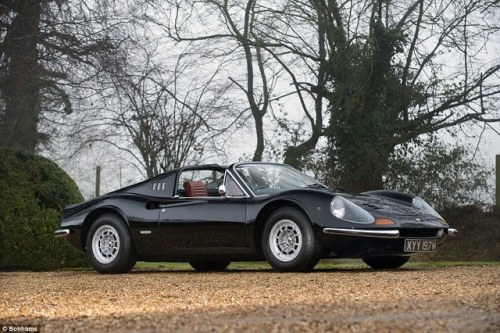 vintageclassiccars: Pink Floyd´s Nick Mason is selling his 1974 Ferrari Dino 246 GT Spider now - mus